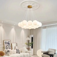 BGST lumière moderne luxe créatif planète lampe bulle boule lustre lampe en verre nordique moderne Designers verre suspension