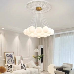 BGST lumière moderne luxe créatif planète lampe bulle boule lustre lampe en verre nordique moderne Designers verre suspension - Product Image 4