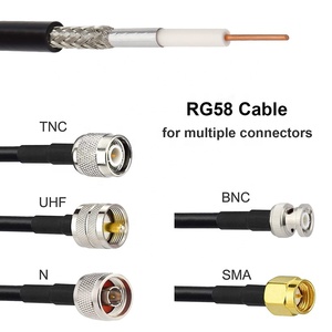 ブラックRolloケーブル同軸100メートルRg-58 <span class=keywords><strong>Coaxil</strong></span> Rg 58通信ケーブルRg58 - Product Image 5