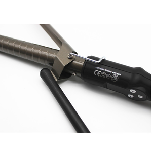 私人标签30秒加热钛卷发器电动马塞尔沙龙服务，带PTC加热器液晶温度显示器 - Product Image 2