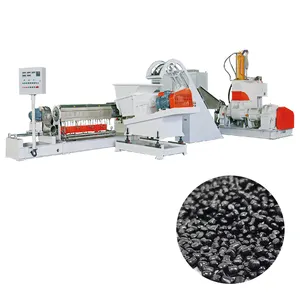 rubber granulator machine with kneader add single screw extruder
