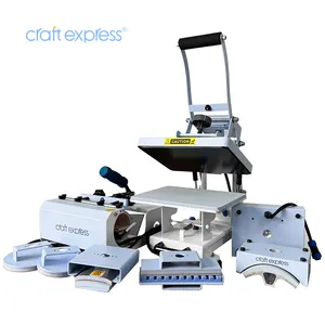 Craft Express all'ingrosso Craft Hobby Combo Heat Press 8 in 1 macchina per il trasferimento della pressa di calore