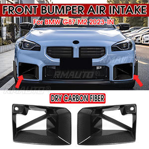 Cubiertas de Rejilla de Ventilación Delantera de Fibra de Carbono Real para BMW M2 G87 2023-IN, Estilo MP, Rejilla de Malla para Faros Antiniebla, Kits de Carrocería - Product Image 1