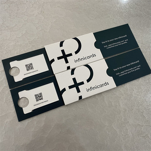 Infinicards Customizable Drawer <b>Box</b> With QR Code For Business Membership Cards 300G Corrugated Board UV Coating - Product Image 2