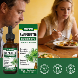 Suplemen Cair Saw Palmetto Label Pribadi - OEM/ODM untuk Dukungan Prostat & Pereda Gejala Saluran Kemih, 60mL Tetes Rasa Alami - Product Image 3