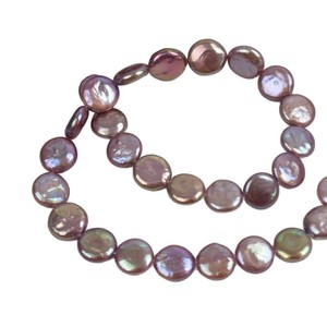 Joyería de Perlas de Agua Dulce Púrpura Barrocas con Botones Dorados, Perlas Sueltas Naturales de Alta Luminosidad para Accesorios de Bricolaje, Tamaño de Orificio Personalizado - Product Image 5