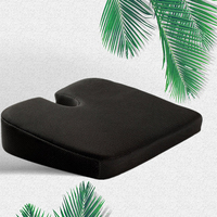 Coussin de siège en mousse à mémoire de forme orthopédique personnalisé pour chaise de bureau et conducteur de voiture