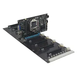 Hot Sales New AX K30 K9 Spacing 65mm LGA1155 Single DDR3 8 GPU PCI-E Slots 8GB USB 3.0 B75 Computer Motherboard