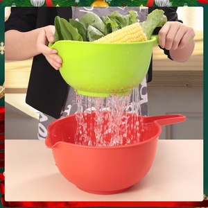 Multifunction Salad Mixing Bowl Set Egg Separator <b>Kitchen</b> <b>Gadget</b> 4 in 1 Nesting Mixing Batter for Fruit & Vegetable - Product Image 3