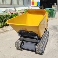 Mini-dumper compact 1200 kg à moteur diesel EPA, chargeur frontal, chenilles, système de conduite intégré, système hydraulique complet, moteur – Nouveauté usine