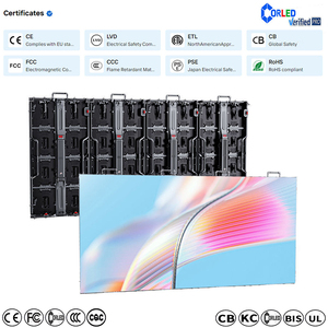 Écran LED portable et mobile P3.91 P2.6 P2.9, mur vidéo LED à louer avec roues, affichage LED détachable pour église et mariage - Product Image 1