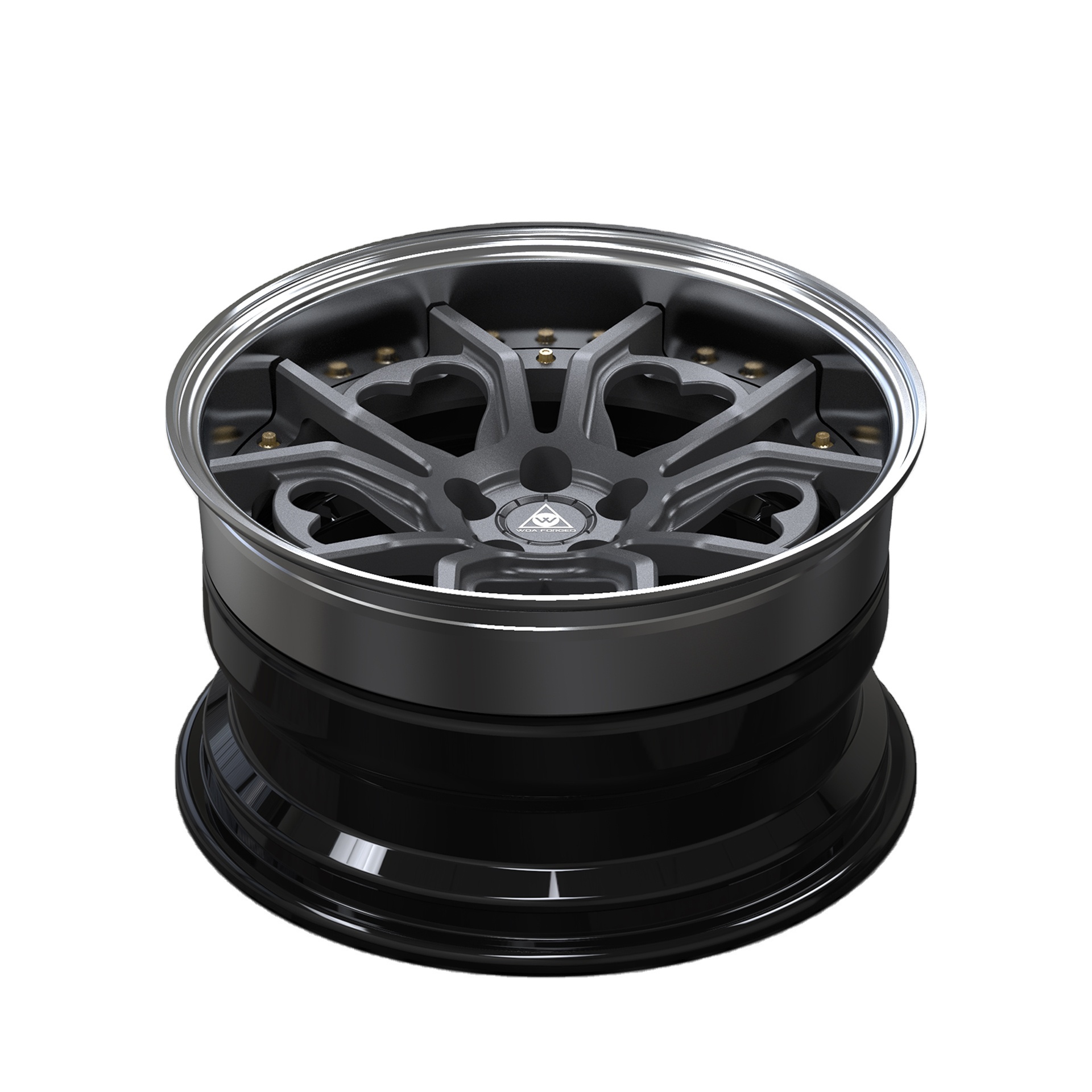 高品質鍛造ペタル型乗用車ホイール2本/3本セット BMW、アウディ 