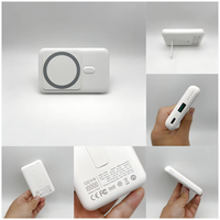 C1032 2026 Produits Tendances Nouvelle Banque d'alimentation Magnétique Sans Fil 15W Charge Rapide Sans Fil Magnétique avec Support