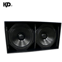 S218+ Subwoofer Doble de 18 Pulgadas y 4 Ohmios, 1500W, para Sistemas de Audio Profesional, Instalación Fija y de Gira