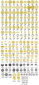 2026 9 Stili Adesivi in Rame, Decorazioni Energetiche, Fiori della Vita, Materiali per Artigianato in Metallo, Stampi Decorativi per la Creazione di Ciondoli, Collane e Gioielli - Product Image 6