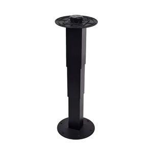 Pied de table télescopique en aluminium pour camping-car, <span class=keywords><strong>caravane</strong></span>, bateau, camping-caravan, hauteur réglable, sans câblage, écologique - Product Image 1