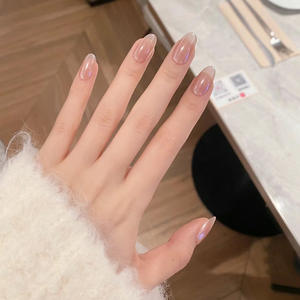 Xiaohongshu, superventas, uñas portátiles, venta al por mayor, Ins Hot Pure Desire Light, fototerapia, puntas de uñas falsas extraíbles - Product Image 3