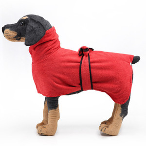 Adjustable Soft Fast Drying Super Absorbent <strong>Dog</strong> Bath Towel Pet <strong>Bathrobe</strong> for <strong>Dogs</strong> - Product Image 3