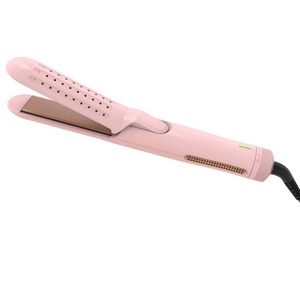 Hair Straightener Gold Ceramics Fast Heating Hot And Cold Air Dry And Wet Use Electric Wired A151 - Product Image 4