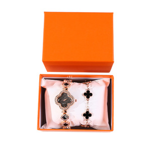 Women's Watch And Bracelet Gift Set Red Rose Gold Luxury Valentine'S Day Birthday <b>Present</b> For Girlfriend <b>Best</b> <b>Friend</b> - Product Image 3