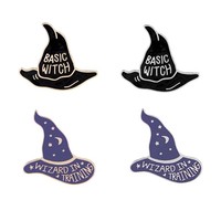 Pins de Sombrero de Bruja Creativos, Fabricante de Insignias Personalizadas
