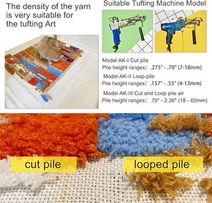 Panno primario Tufting 70% poliestere 30% cotone tessuto contrassegnato linee di alta qualità resistente allo strappo tela di peso medio - Product Image 5