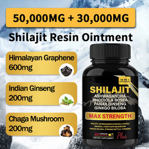 Integratore Erboristico 8-in-1 in Capsule: Estratto di Shilajit dell'Himalaya, Fungo Chaga e Complesso di Magnesio per il Sollievo dalla Fatica e il Sistema Immunitario - Product Image 2