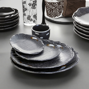 New Design Unbreakable Restaurant Melamine Round Black <strong>Side</strong> <strong>Plate</strong> - Product Image 4