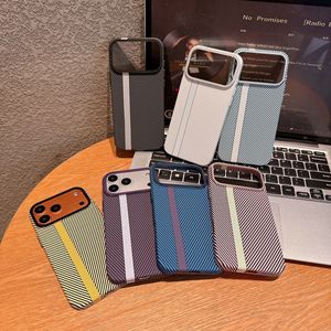 เคสโทรศัพท์มือถือเนื้อคาร์บอนไฟเบอร์ลายฝ้าสำหรับ <span class=keywords><strong>iPhone</strong></span> 11 12 <span class=keywords><strong>13</strong></span> 14 15 16 17 <span class=keywords><strong>Pro</strong></span> เคสมือถือ17Air กันตกดีไซน์ใหม่ - Product Image 1