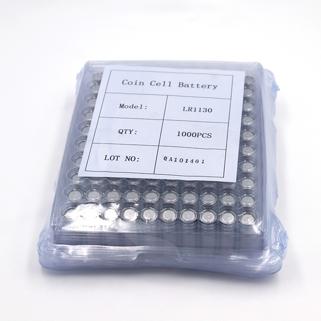 Good Selling LR1130 Alkaline Button Cell Battery LR1130 AG10 Battery 0% Hg for Watch Mp3 and Remote Control
