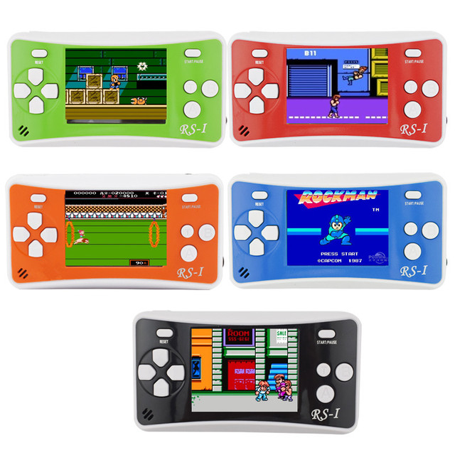 2.5'' Built-in 89 Games Handheld Game Player Classic Retro Mini Video Games Console for PAL AAD NTSC TV