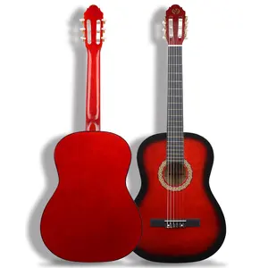 1 2 cổ điển guitar Suppliers-Đàn Guitar Tròn 3810 Làm Thủ Công Chất Lượng Cao Mới Với Chất Lượng Âm Thanh Tốt
