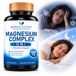 Suplemento Profesional de Magnesio 12 en 1 para el Bienestar de los Nervios y los Huesos, 60 Unidades, Compra al por Mayor, Personalizable - Product Image 1