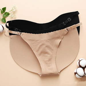 Bragas tridimensionales con relleno de esponja para mujer, bragas de realce, Tanga levantador de glúteos, Correa ajustada sin costuras, ropa interior sin costuras - Product Image 2