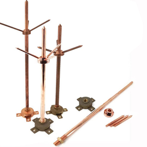 Tùy chỉnh sấm sét bảo vệ đồng sét dây dẫn arrester sét <span class=keywords><strong>Rod</strong></span> cho xây dựng - Product Image 1