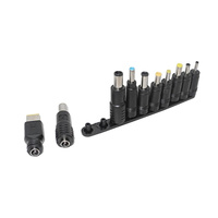 10 Stück/Set Universeller 100W Typ-C Adapter für Notebook Laptop DC Netzteil Ladegerät Anschlüsse Stecker Buchse zum Aufladen