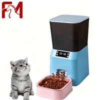 Distributeur de nourriture pour chat Wifi avec bouton d'alimentation manuel, service personnalisé pour les propriétaires de chats, distributeur de nourriture manuel Wifi pour chat