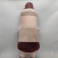 Jouet en peluche personnalisé UYEAH OEM, design original, doux, en forme de bouteille de bière, en coton PP, personnalisé, dessin animé, kawaii, mascotte d'anime