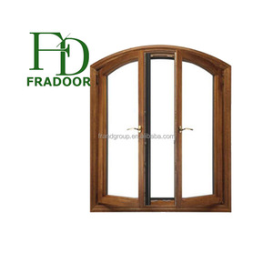 Nhà Hiện Đại Pháp Phong Cách Kính Grills Khung Nhôm Vòm Cửa Sổ Tròn - Product Image 5