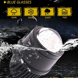 2 Inch Led Fog/driving <b>Lights</b> Headlight Led <b>Projector</b> Lens for Jeep-toyota Universal Fog Lamp Blue Lens - Product Image 6