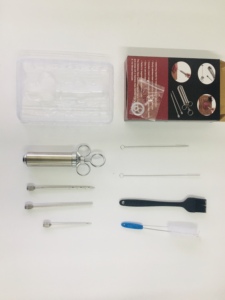Kit d'injection de marinade pour viande fraîche 50 ml pour cuisine et barbecue, aiguilles d'injection, attendrisseur, assaisonnement pour poulet, en acier inoxydable - Product Image 4