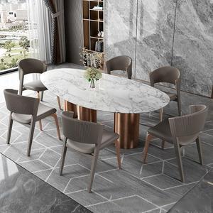 Chaise de salle à manger de luxe en acier inoxydable, design italien moderne, revêtement en cuir, finition chrome doré, mobilier pour la maison, le bar et le <span class=keywords><strong>restaurant</strong></span> - Product Image 2