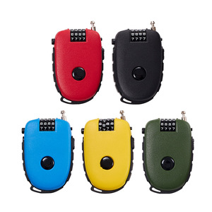 Antivol portable pour casque à câble extensible 5 mm avec cadenas à combinaison mécanique pour moto, vélo, poussette, tiroir – Sécurité renforcée - Product Image 5