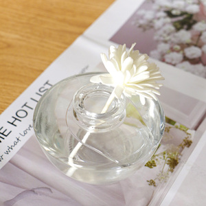 Bouteille diffuseur de parfum vide transparente de 130 ml en forme unique avec bouchon élégant en cristal en forme de poisson <span class=keywords><strong>et</strong></span> de coquillage – Vente en gros - Product Image 4