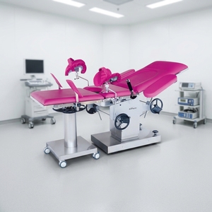 Table d'opération médicale manuelle RF-KL-2B en acier inoxydable, lit de maternité complet pour usage hospitalier - Product Image 1