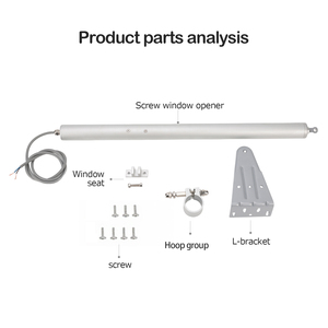 Tuya 800N điện hình ống động cơ 60 giây Bật/Tắt thiết kế hiện đại vật liệu nhôm vít cho Cửa Cửa sổ phụ kiện - Product Image 5