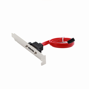 Adaptateur Multiplicateur USB-C vers USB 1 Port SATA Mâle vers ESATA Femelle Rouge 18 pouces 7 Broches Garantie 12 Mois Compatible OEM - Product Image 2