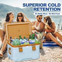 Pack de glace sèche en gel pour glacière alimentaire jetable en plastique personnalisable avec logo, feuille de congélation pour glacière à lunch