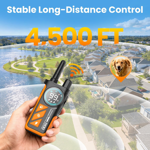 Collier <span class=keywords><strong>anti</strong></span>-<span class=keywords><strong>aboiement</strong></span> et de dressage 2-en-1 pour chien avec télécommande, 3 modes de dressage, collier portable <span class=keywords><strong>anti</strong></span>-<span class=keywords><strong>aboiement</strong></span> et d'entraînement - Product Image 5