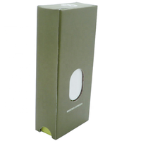 Boîte d'emballage inférieure personnalisée à l'épreuve des enfants Boîte à tiroir latéral à verrouillage Boîtes d'emballage pour cartouches de papier CR avec fenêtre transparente